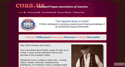 Desktop Screenshot of coaa.us