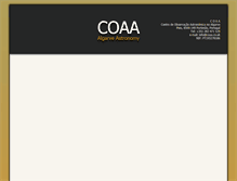 Tablet Screenshot of coaa.co.uk